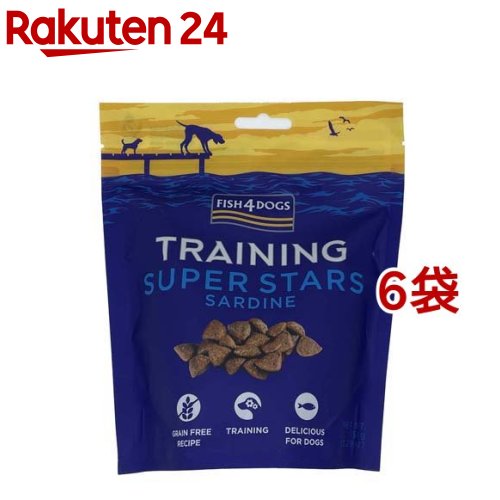 トレーニングトリーツ スーパースターズ(150g*6袋セット)【FISH4DOGS】