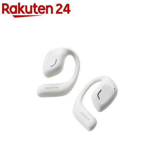 エレコム オープンイヤー型ワイヤレスイヤホン Bluetooth 5.4 スノーホワイト(1個)