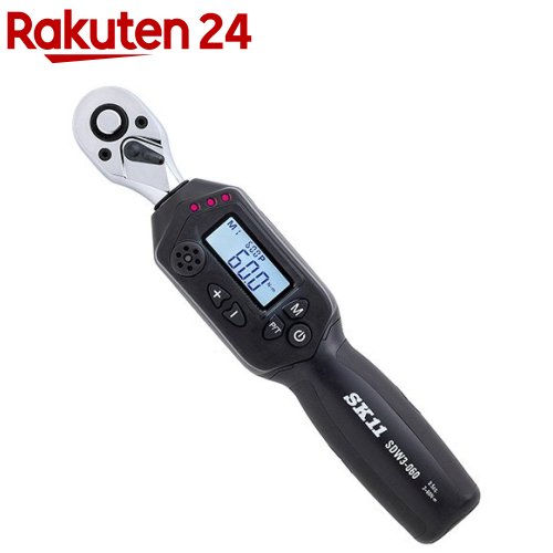 SK11 デジタルトルクレンチ 9.5mm(3/8インチ)3~60N・m ケース付 SDW3-060(1個)【SK11】|24