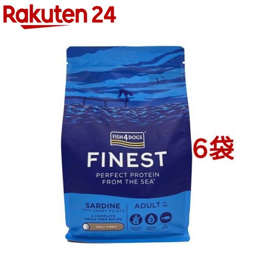 ファイネスト サーディン(1.5kg*6袋セット)【FISH4DOGS】