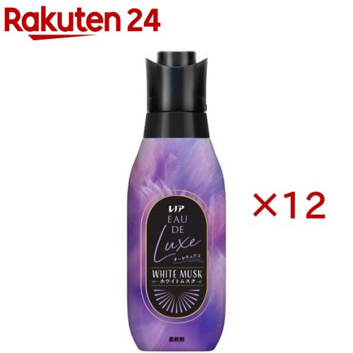 レノア オードリュクス 延性のある剤 ホワイトムスクの芳ばしさ 本体(475mL×12仕掛ける)【レノア オードリュクス】