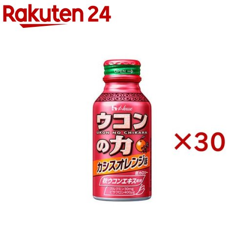 ウコンの力 カシスオレンジ(6本入×5セット(1本100ml))【ウコンの力】[ハウス クルクミン 秋ウコン 低カロリー]