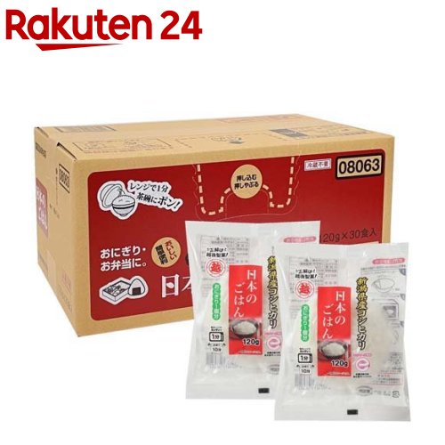 日本のごはん(30食入×2セット(1食120g))【越後製菓】