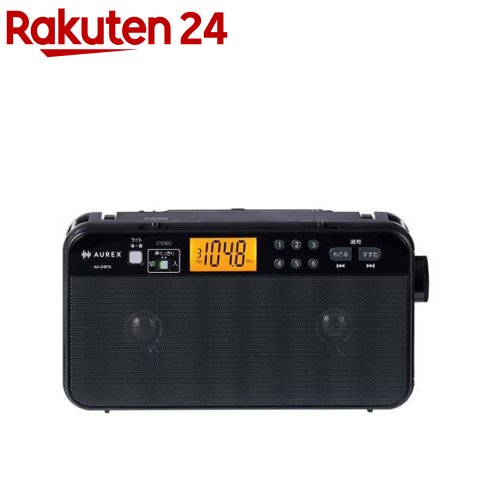 東芝エルイートレーディング LEDともし火付き添い人老人ホームラジオ受信機 AX-SHR70(K)(1台)【AUREX】