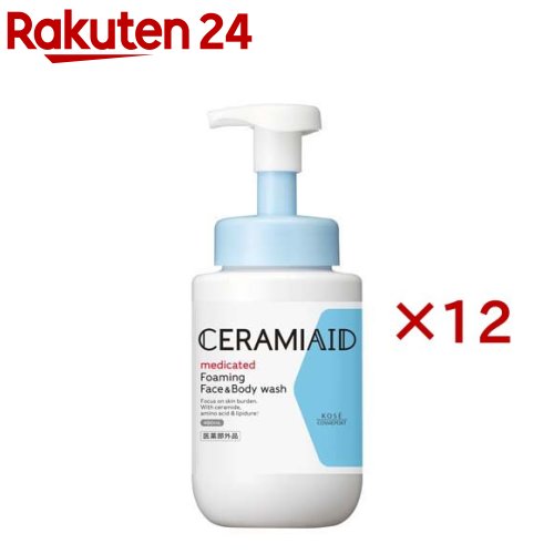 セラミエイド 薬用 人間の顔＆ボディウォッシュ 本体(480ml×12仕掛ける)【セラミエイド】