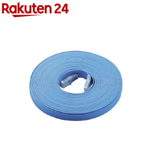 エレコム スーパーフラットLANケーブル 20m ブルー LD-CTFS／BU20(1本)【エレコム(ELECOM)】