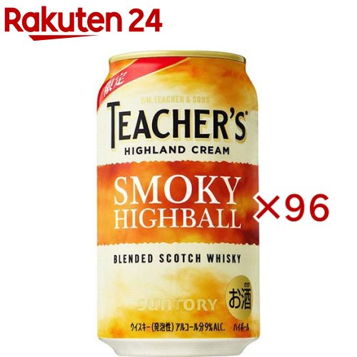 サントリー ティーチャーズ ハイボール缶(24本入&times;4セット(1本350ml))｜24