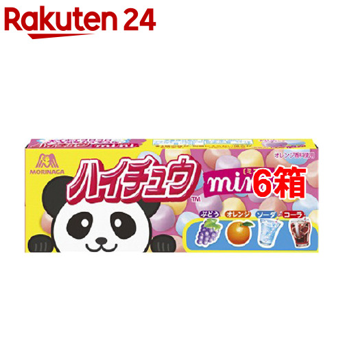 楽天市場 森永 ハイチュウミニ 40g 6箱セット ハイチュウ 楽天24