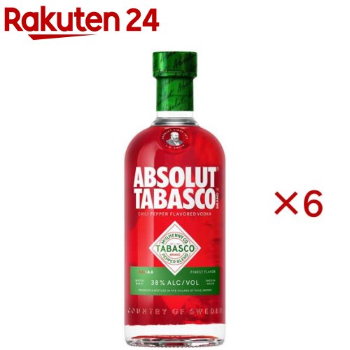 アブソルート タバスコ(750ml&times;6セット)【アブソルート(ABSOLUT)】｜24