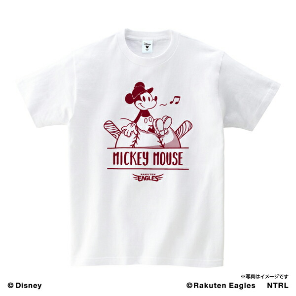 楽天市場 ミッキーマウス ひとやすみ 東北楽天ゴールデンイーグルス Tシャツ ホワイト S M L Xl 楽天イーグルス 楽天 イーグルスオンラインショップ
