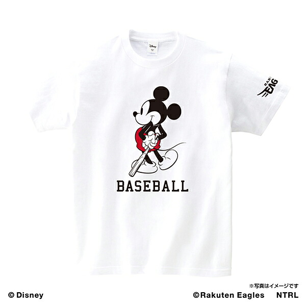 楽天市場 受注生産 21ミッキーマウス Baseball Tシャツ ホワイト S M L Xlサイズ 5月中旬以降発送予定 楽天イーグルス 楽天イーグルスオンラインショップ
