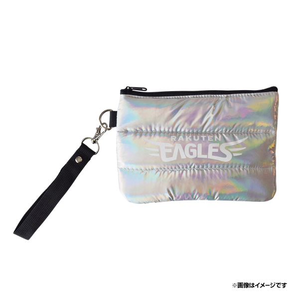 楽天市場】ふかふかクラッチバッグ［シルバー小］《楽天