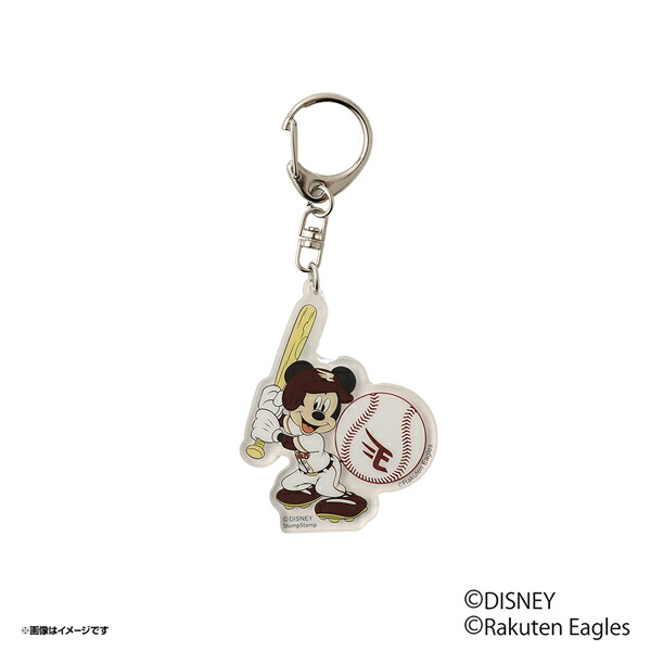 Disney&Baseball｜アクリルキーホルダー〈ミッキー・バッター〉［A］《楽天イーグルス》画像
