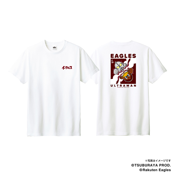 【イヌワシ・ザ・バーゲン】【ウルトラマン×楽天イーグルス】Tシャツ ［デフォルメ］［サイズS/M/L/XL］《楽天イーグルス》画像