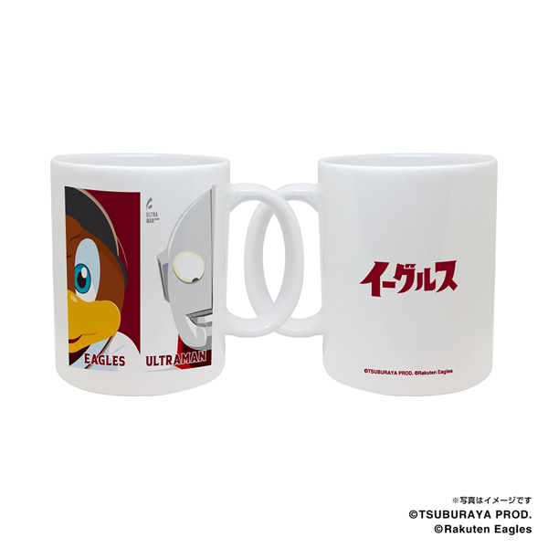 【イヌワシ・ザ・バーゲン】【ウルトラマン×楽天イーグルス】マグカップ ［コントラスト］《楽天イーグルス》画像