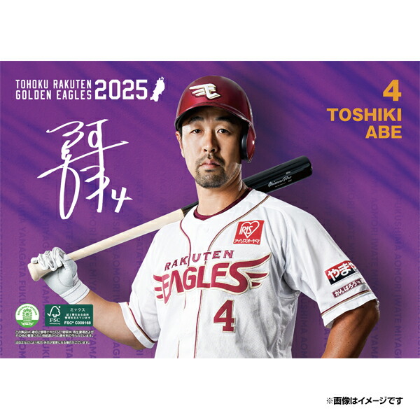 楽天市場】【イヌワシ・ザ・バーゲン】2025年選手卓上カレンダー│#8