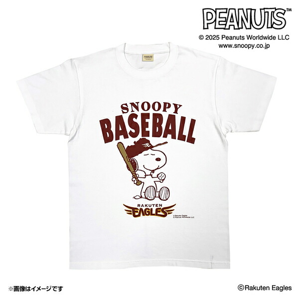 楽天市場】【 SNOOPY＊楽天イーグルス】Tシャツ［ホワイト