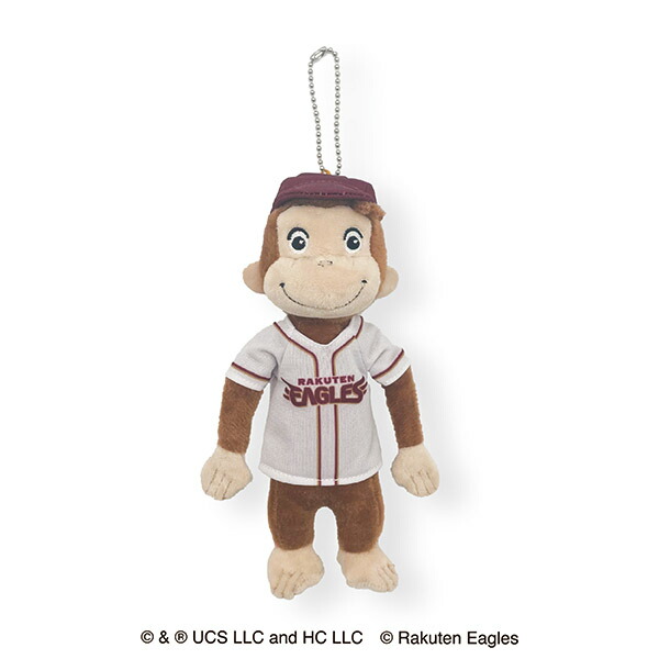 おさるのジョージ パ・リーグ 6球団 ボールチェーン付きぬいぐるみ 楽天市場】【おさるのジョージ】パ・リーグ6球団ぬいぐるみ｜バット