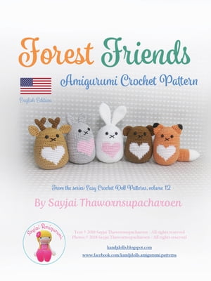 Amigos Fofinhos Amigurumi Receita de Crochet eBook by Sayjai