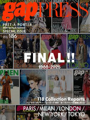 2026S/SgapPRESSvol.186PARIS/MILAN/LONDON/NEWYORK/TOKYOSPECIALISSUE
