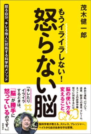 楽天kobo電子書籍ストア もうイライラしない 怒らない脳 怒る自分 キレる他人に対処する科学的メソッド 茂木健一郎