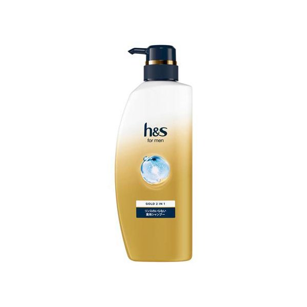 楽天市場】h＆s for men ゴールド 2in1シャンプー ポンプ(350ml)【h＆s