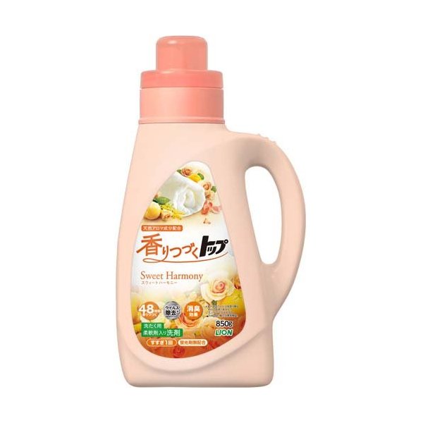 楽天市場】ライオン 香りつづく トップ Sweet Harmony 本体 850g