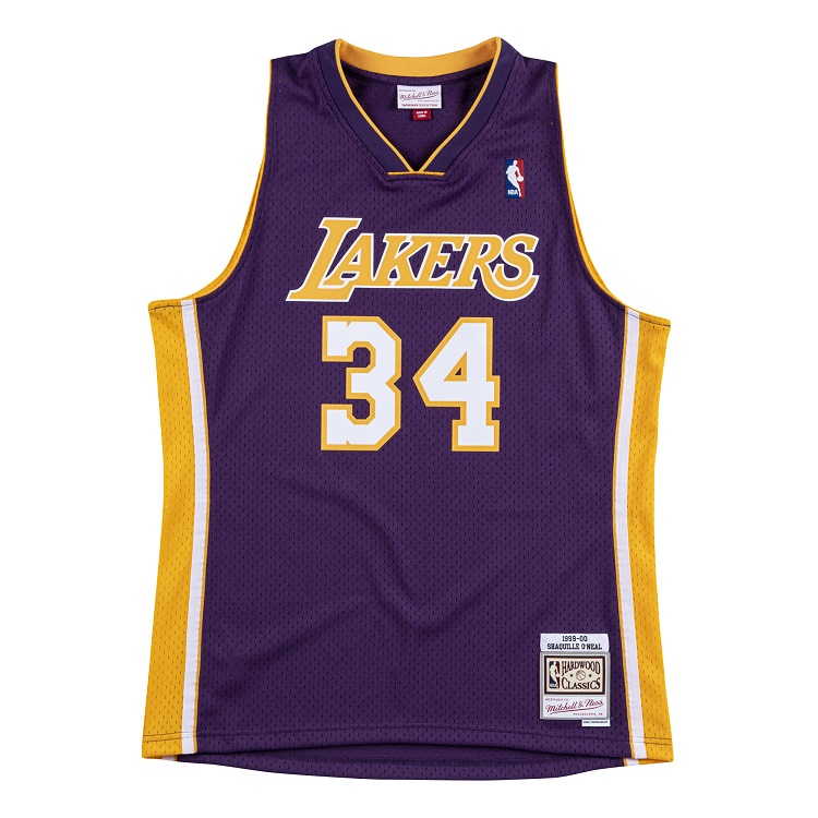 shaq blue lakers jersey