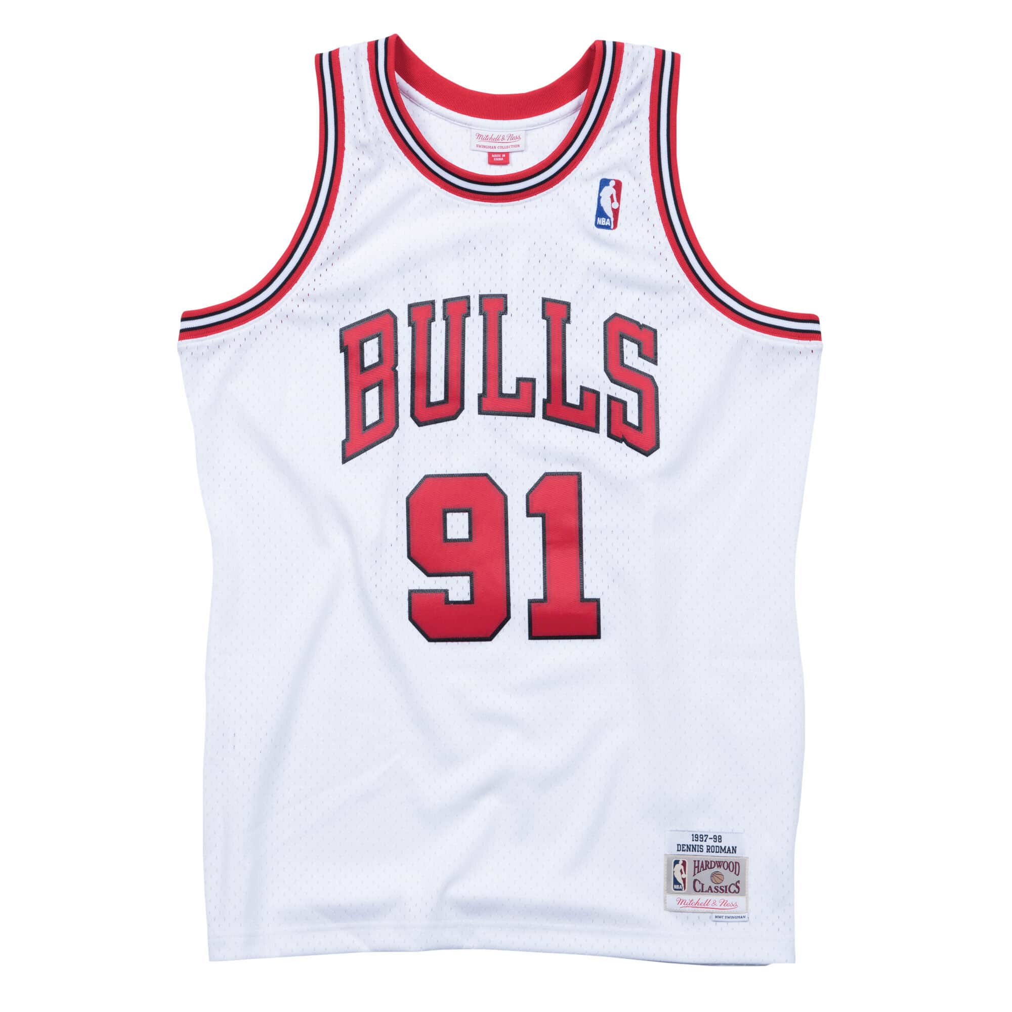 楽天市場】ミッチェルネス NBA シカゴ・ブルズ デニス・ロッドマン 1997-98 スウィングマン ロード ジャージー （ユニフォーム） /  Mitchell  Ness Chicago Bulls Dennis Rodman Swingman Jersey : 楽天スポーツゾーン