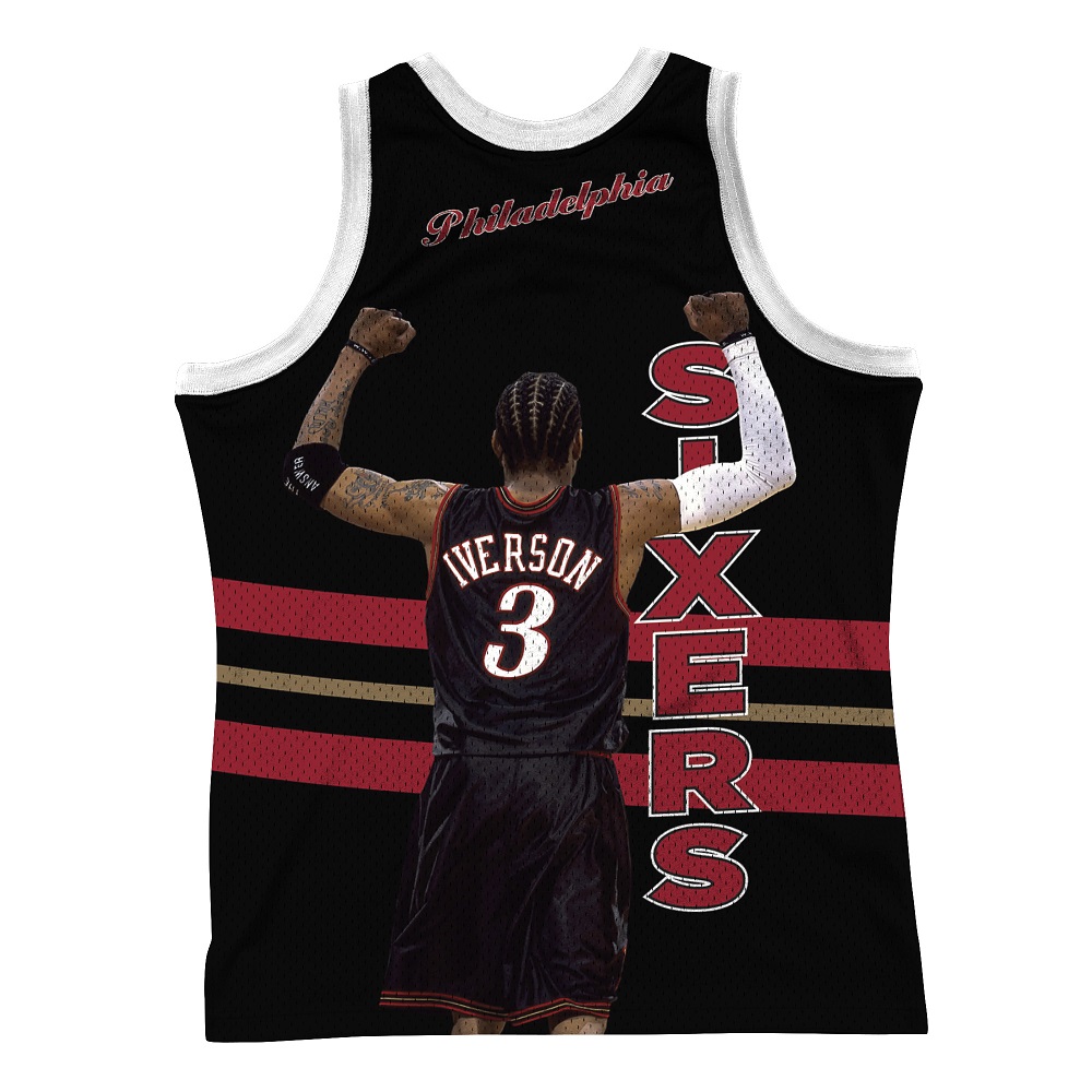 ミッチェル ネス Nba フィラデルフィア セブンティシクサーズ アレン アイバーソン Behind The Back ジャージー Mitchell Ness Philadelphia 76ers Allen Iverson Behind The Back Tank Supersale Salon Raquet De