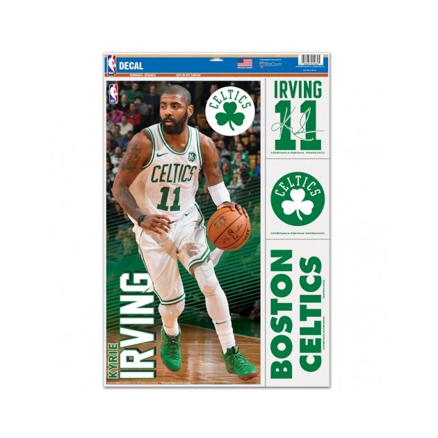 楽天市場 Nba ボストン セルティックス カイリー アービング マルチデコールステッカー Boston Celtics Kyrie Irving 楽天スポーツゾーン