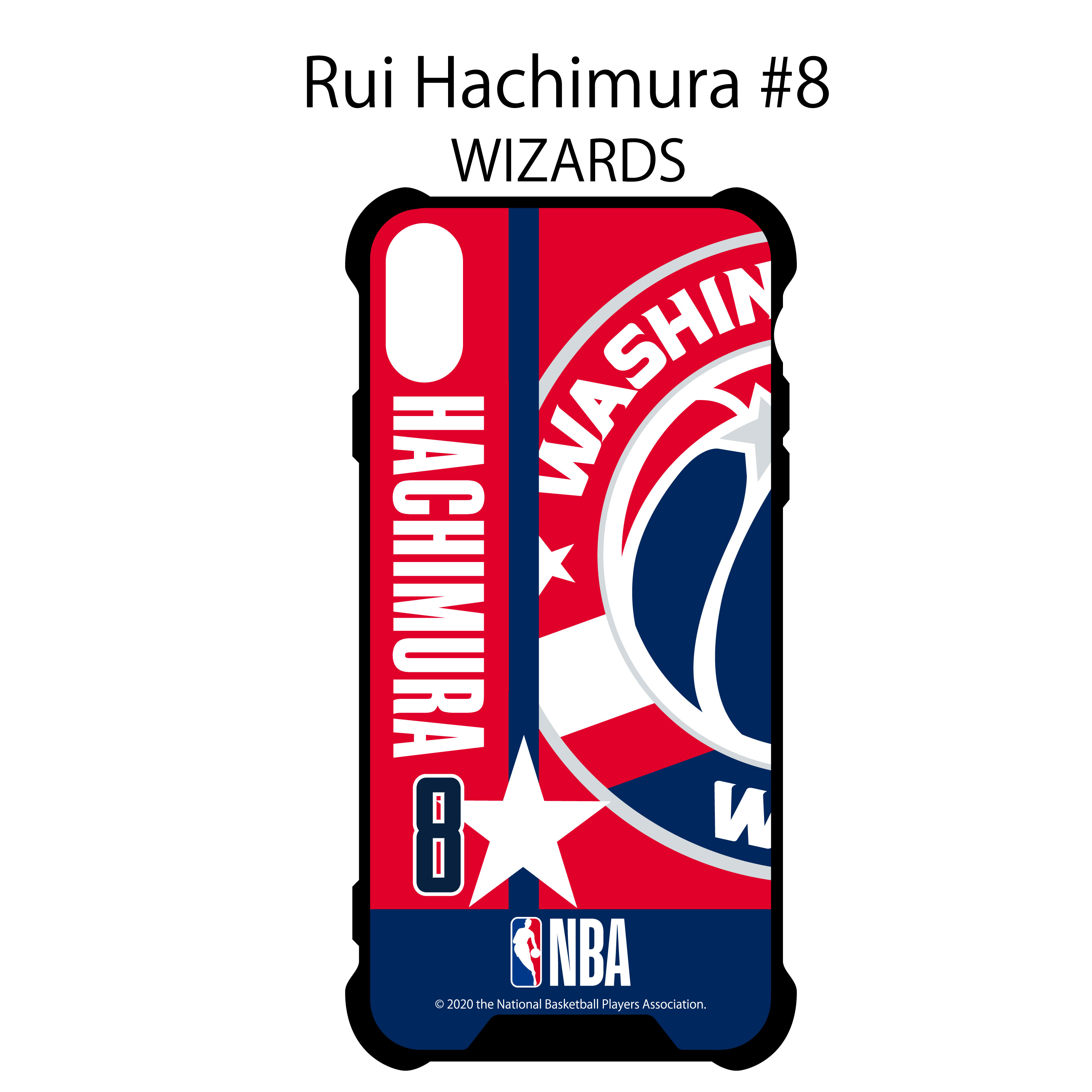 楽天市場 ワシントン ウィザーズ 八村塁 8 Iphone X Xsハードカバー Washington Wizardsrui Hachimura ネーム ナンバー Summersale 楽天スポーツゾーン
