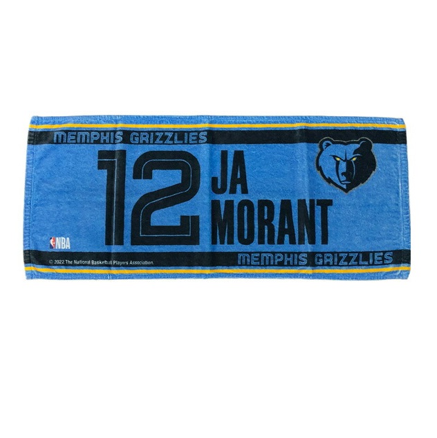 楽天市場】NBA公式 ミニタオル Memphis Grizzlies Ja Morant 12 