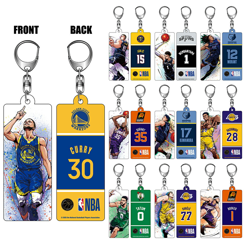 楽天市場】NBA ユニフォーム型アクリルキーホルダーGRIZZLIES