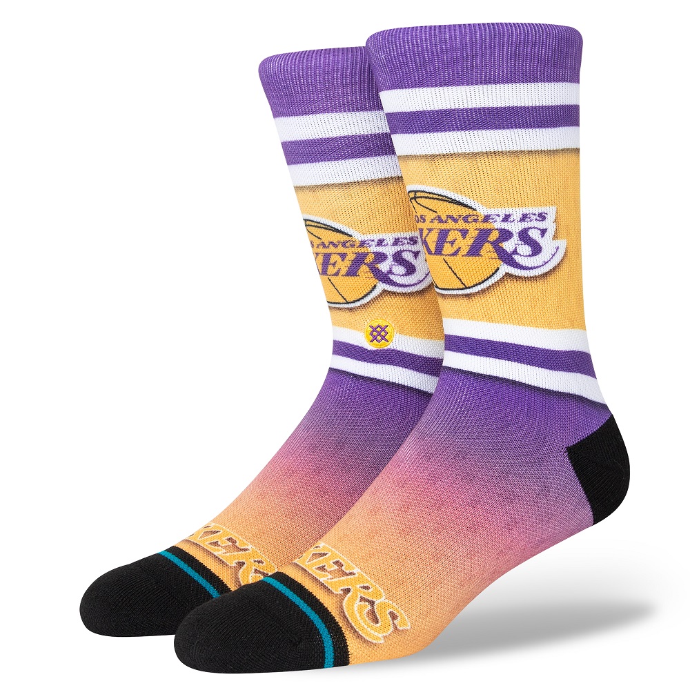 世界の人気ブランド STANCE NBA Hardwood Classic スタンスソックスロサンゼルス レイカーズ Los Angeles  Lakers 靴下