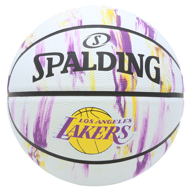 楽天市場 Spalding Nba公式 バスケットボール 6号球 ロサンゼルス レイカーズ マーブル ラバーボール 屋外用に最適 Los Angeles Lakers スポルディング 楽天スポーツゾーン