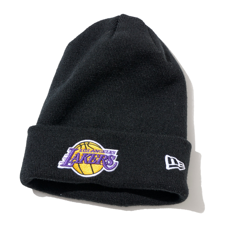 NEW ERA NBA カフニット LOS ANGELES LAKERS ブラック / ニット帽