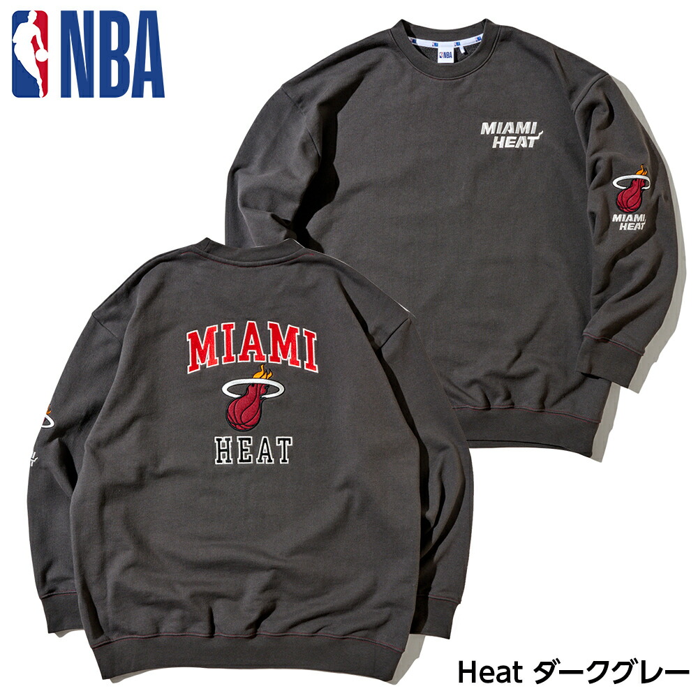 NBA 別注 チーム レタリング スウェット オーバーフィット