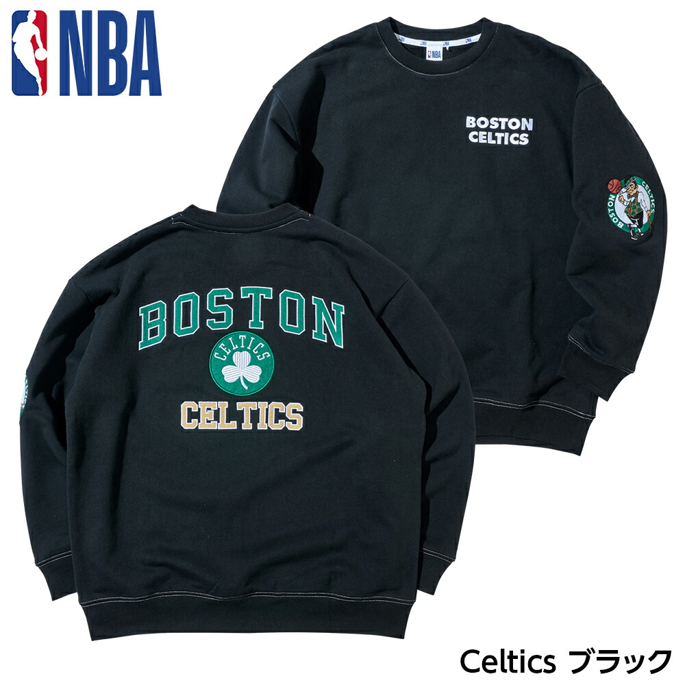 NBA 別注 チーム レタリング スウェット Celtics ブラック　M to008_12.jpg?thum=166&resize=600:*