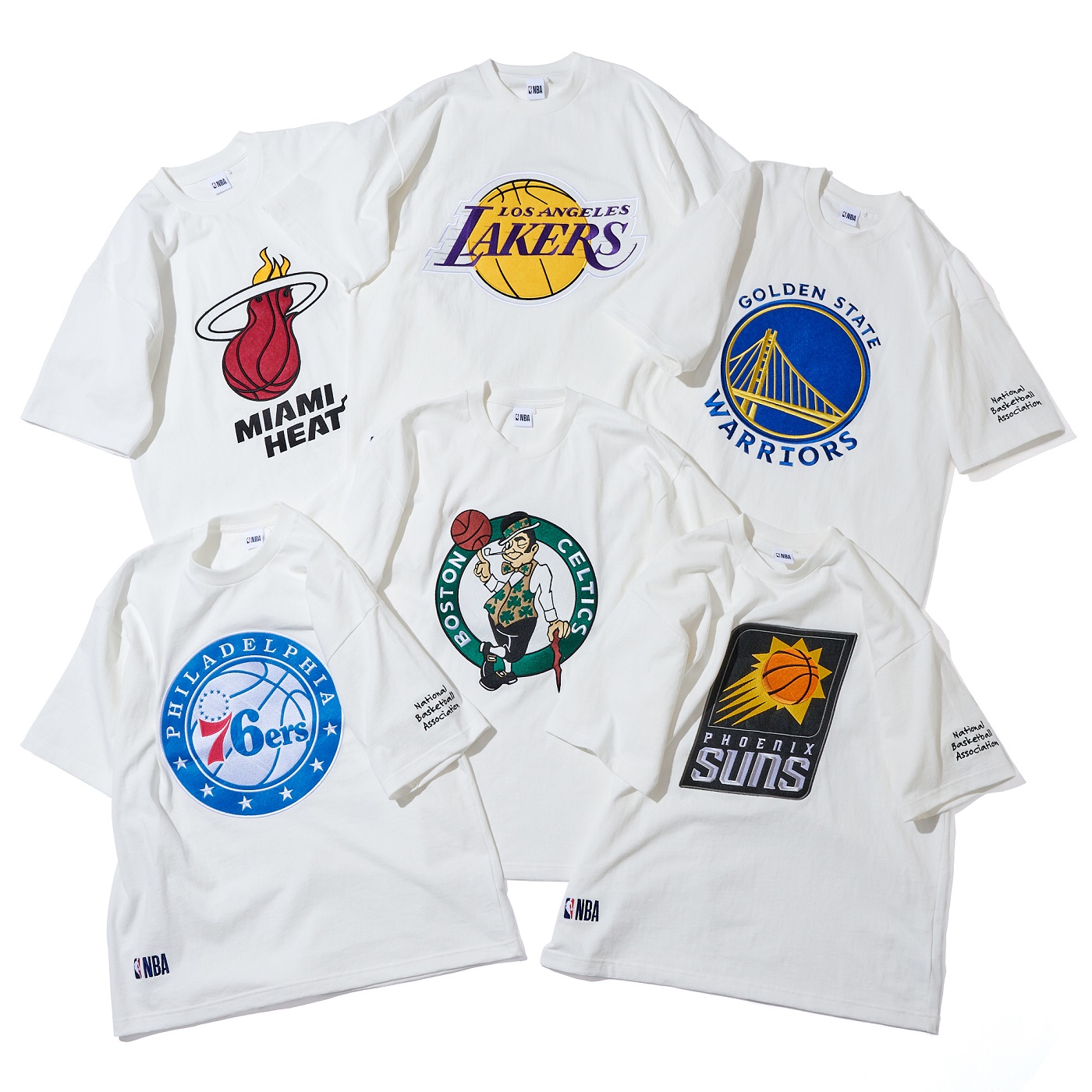 楽天市場】NBA ビッグロゴ ワッペン Tシャツ 刺繍 ルーズフィット/ NBA