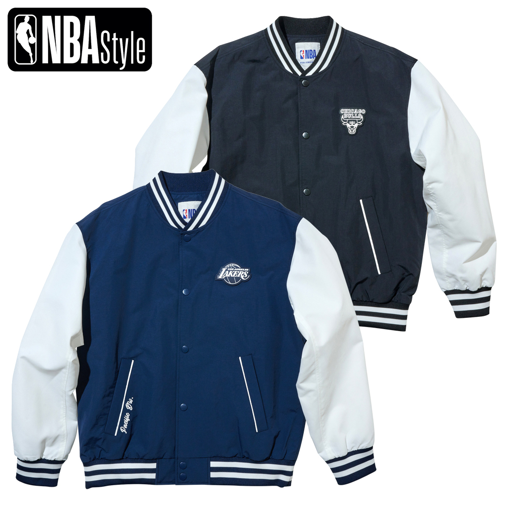 楽天市場】【NBA Style】Team Color ナイロン スタジアムジャンパー