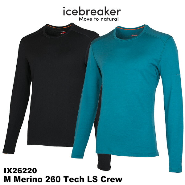 楽天市場】アイスブレーカー ICEBREAKER M Merino 260 Tech LS Half