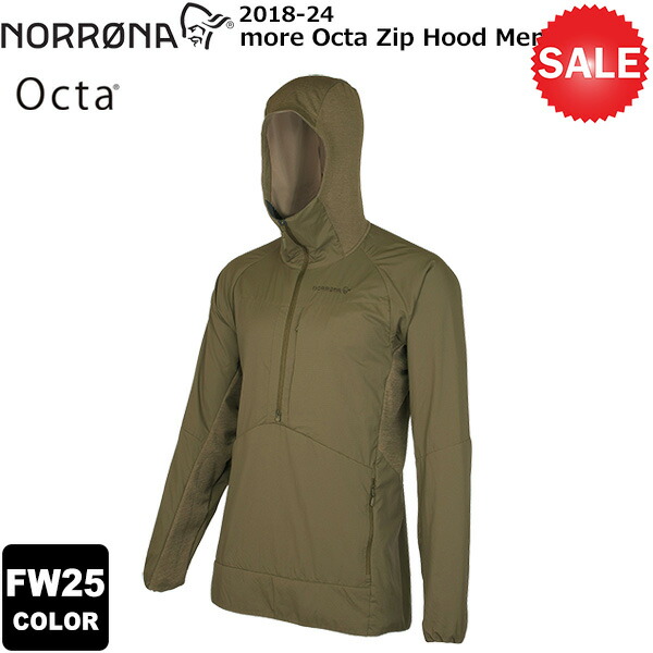 NORRONA(ノローナ) 【2025-26秋冬色つや】more Octa Zip Hood Men\u0027s 2018-24