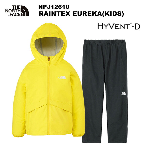 THE NORTH FACE(北の方人間の顔) RAINTEX EUREKA(KIDS)(レインテックスユリイカ キッズ) NPJ12610