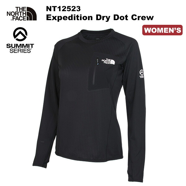 THE NORTH FACE(ノースフェイス) 【SUMMITシリーズ】Expedition Dry Dot Crew(エクスペディションドライドットクルー) NT12523【ウィメンズサイズ】