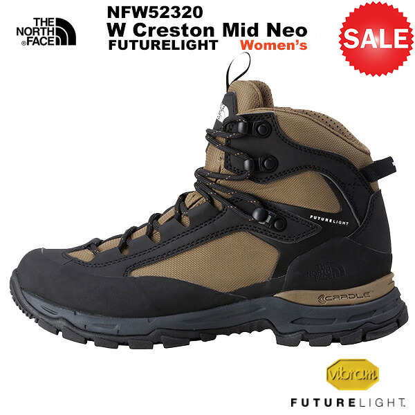 THE NORTH FACE(ノースフェイス) W Creston Mid Neo FUTURELIGHT (Wクレストンミッドネオフューチャーライト) NFW52320 カラー/TK｜楽山荘
