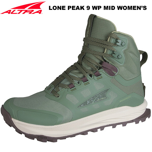 ALTRA(アルトラ) WOMEN'S LONE PEAK 9 WP MID ALT103-016226-DOV