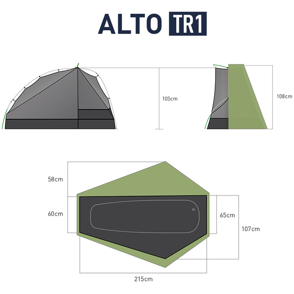 枚数限定 SEA TO SUMMIT(シートゥサミット) アルトTR1テント ST87001