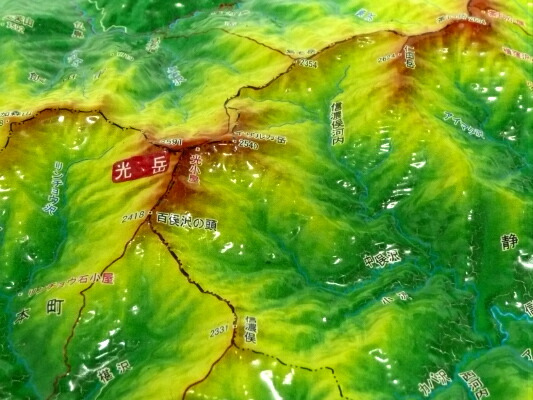 【楽天市場】ジオラマ地図 光岳：ラリーグラス楽天市場店