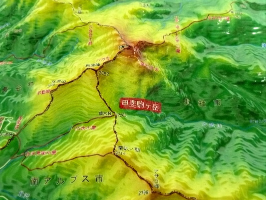 穂高連峰　模型 楽天市場】ジオラマ地図 穂高連峰（穂高岳・常念岳） : ラリー